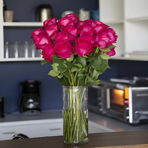 Fresh European Cut Pink Roses For Your House